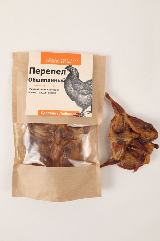 Изображение товара Перепел общипанный